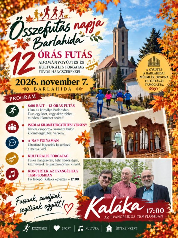 Összefutás Napja - Barlahida 2026. november 7.